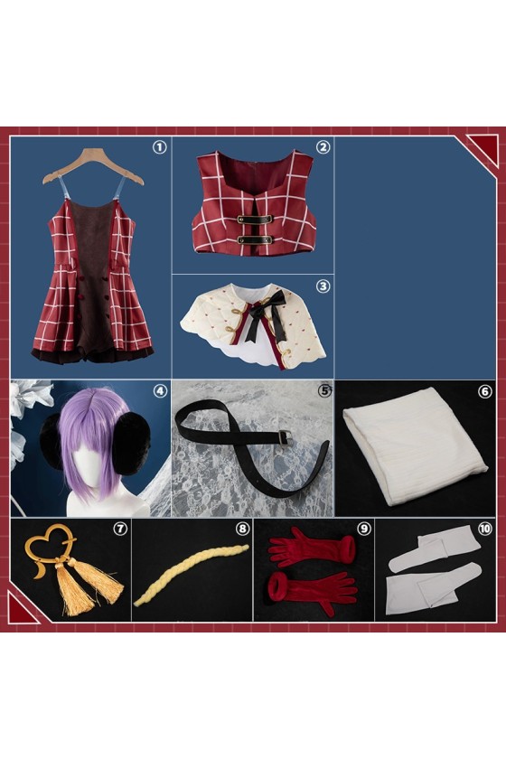 2XXT Cosplay Vtuber Uzuki Kou Sign wa B MV Outfit Cosplay Costume